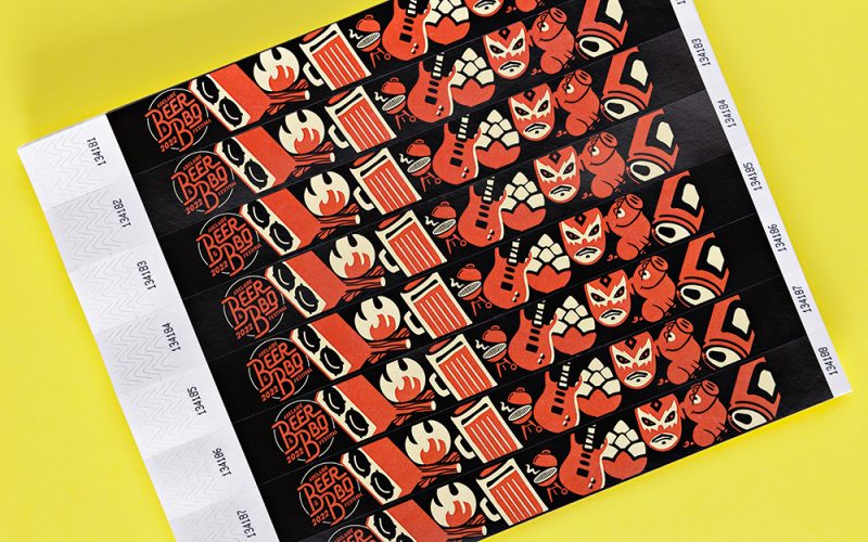 The Wristband Co. - Full Colour 25mm Tyvek Wristbands - Design 5