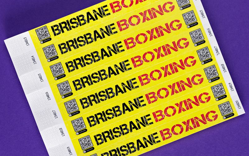 The Wristband Co. - Neon Yellow - 25mm Variable Data Tyvek Wristbands